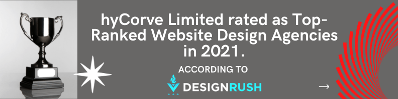 hyCorve Limited rated as Top-Ranked Website Design Agencies in 2021.